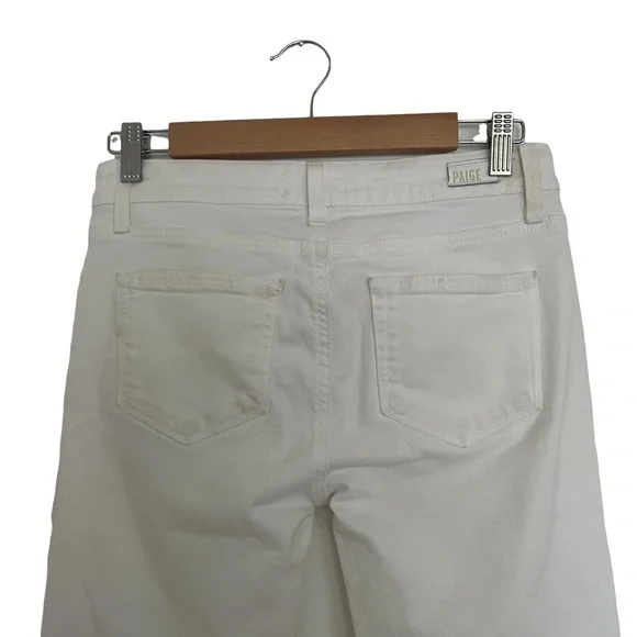 PAIGE Skyline Ankle Peg in Optic White - Picture 7 of 9